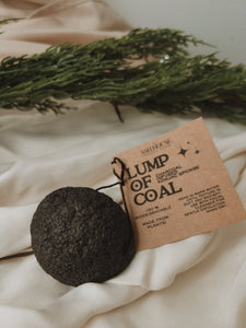 Lump of Coal Konjac Sponge