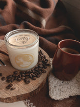 Load image into Gallery viewer, Cabin Mornings 8.5 oz Soy &amp; Coconut Wax Candle
