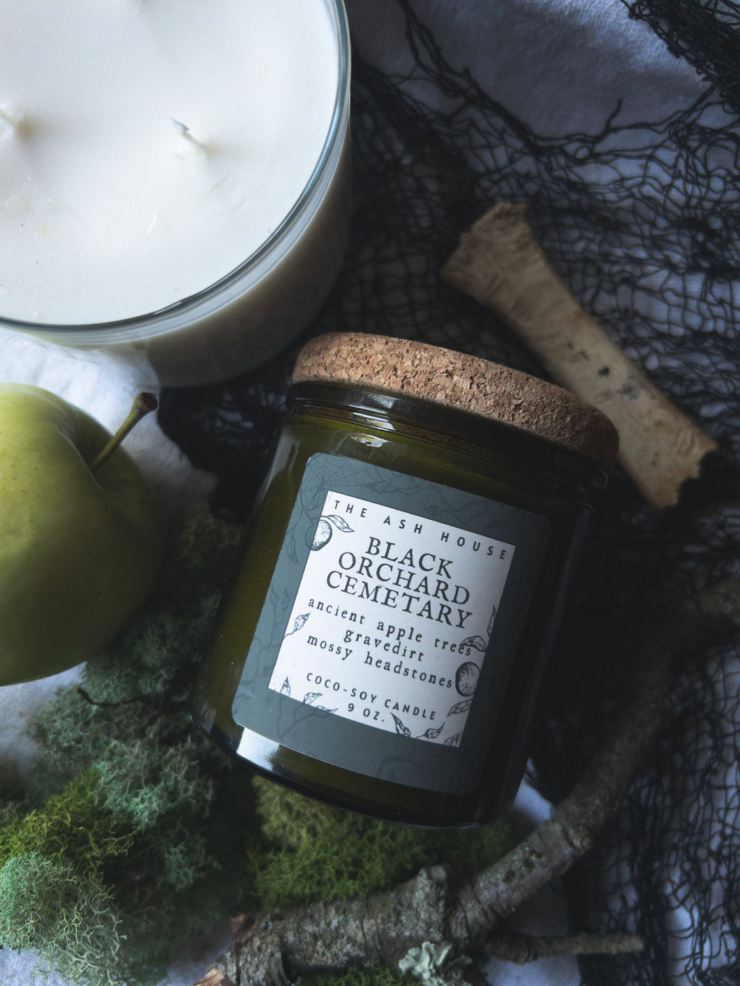Black Orchard Cemetary Candle Collection