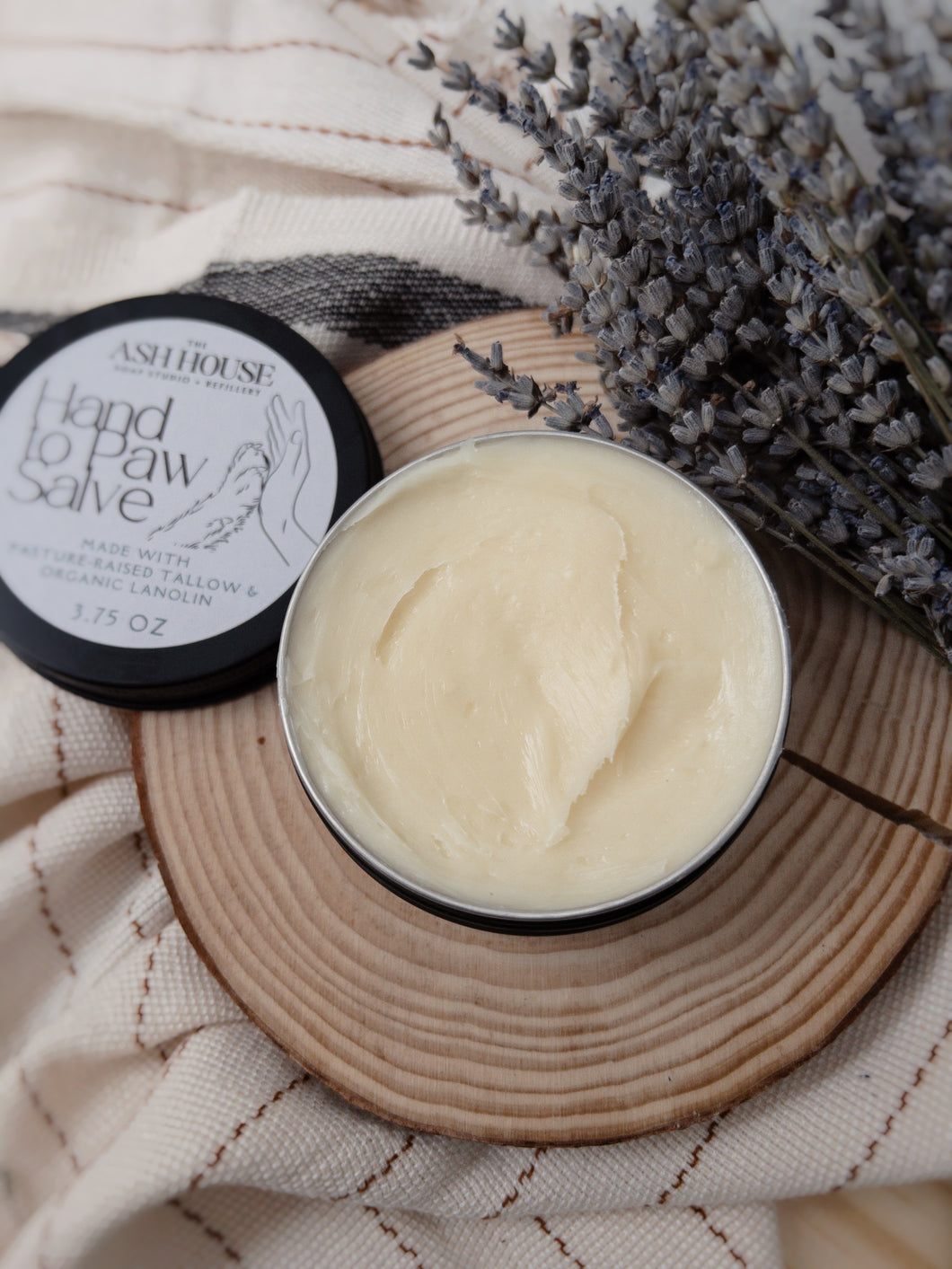 Hand to Paw Tallow & Lanolin Healing Salve with Lavender