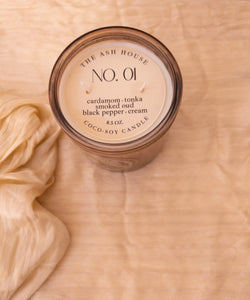 Ash House No. 01 8 oz. Soy & Coconut Wax Candle
