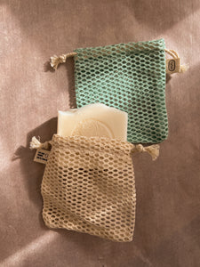 French Cotton Soap Saver Bags