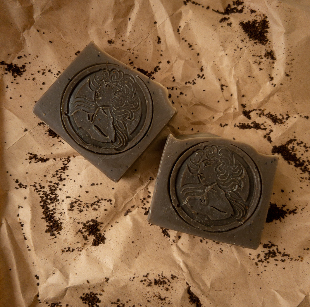 Pine Tar & Coffee Handmade Soap