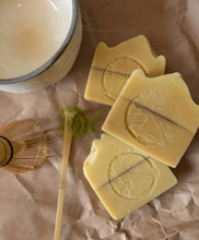 Load image into Gallery viewer, Matcha with Carrot &amp; Lemongrass Handcrafted Soap
