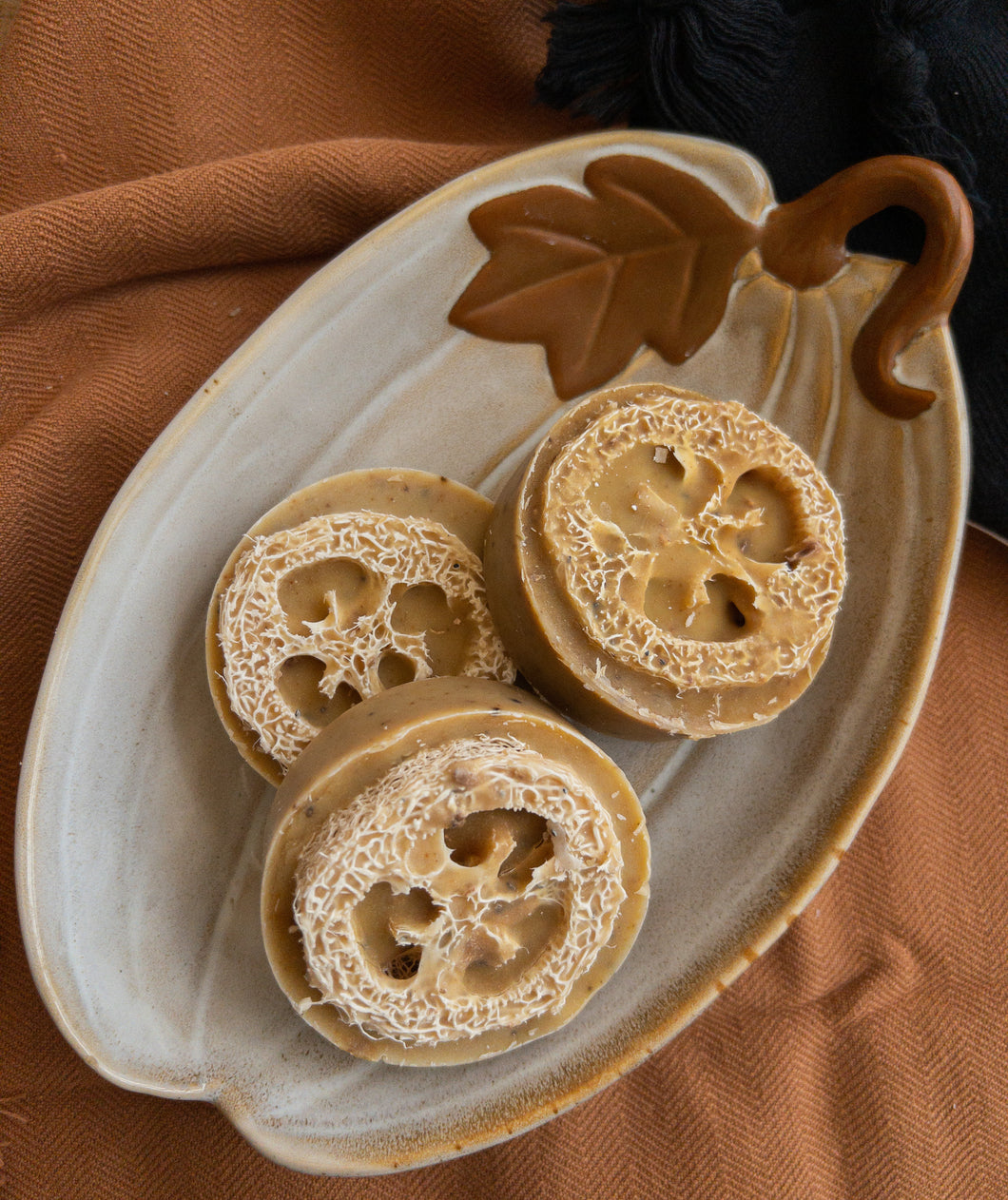 PSL (Pumpkin Spice Loofah!) with Oatmilk Limited Autumn Handcrafted Soap