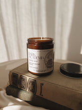 Load image into Gallery viewer, Dark Academia 8 oz Soy &amp; Coconut Wax Candle
