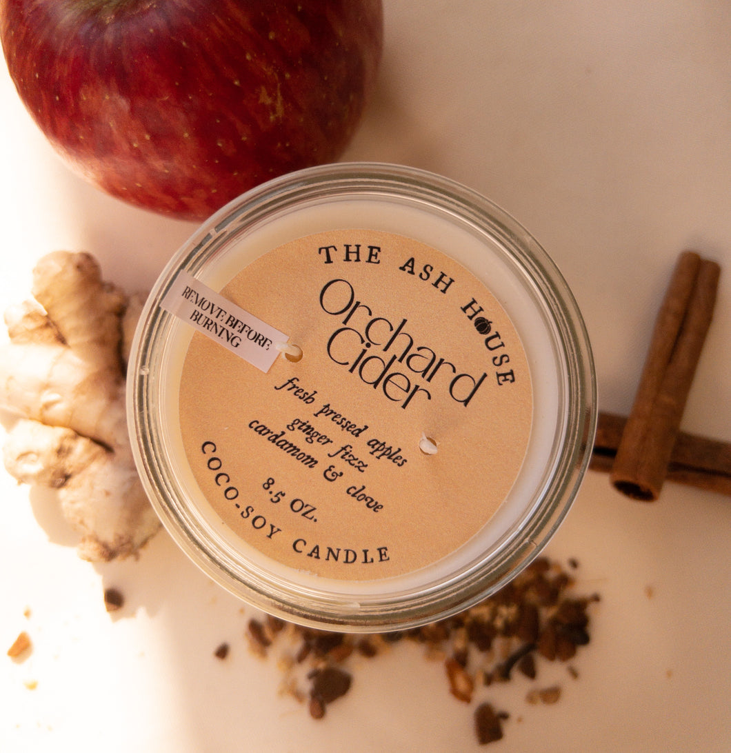 Orchard Cider 8.5 oz Soy & Coconut Wax Candle