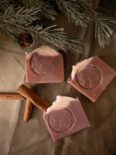 Load image into Gallery viewer, Mulled Cider Holiday Handcrafted Palm Oil Free Soap
