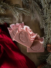 Load image into Gallery viewer, Peppermint Hot Cocoa Holiday Handcrafted Palm Oil Free Soap
