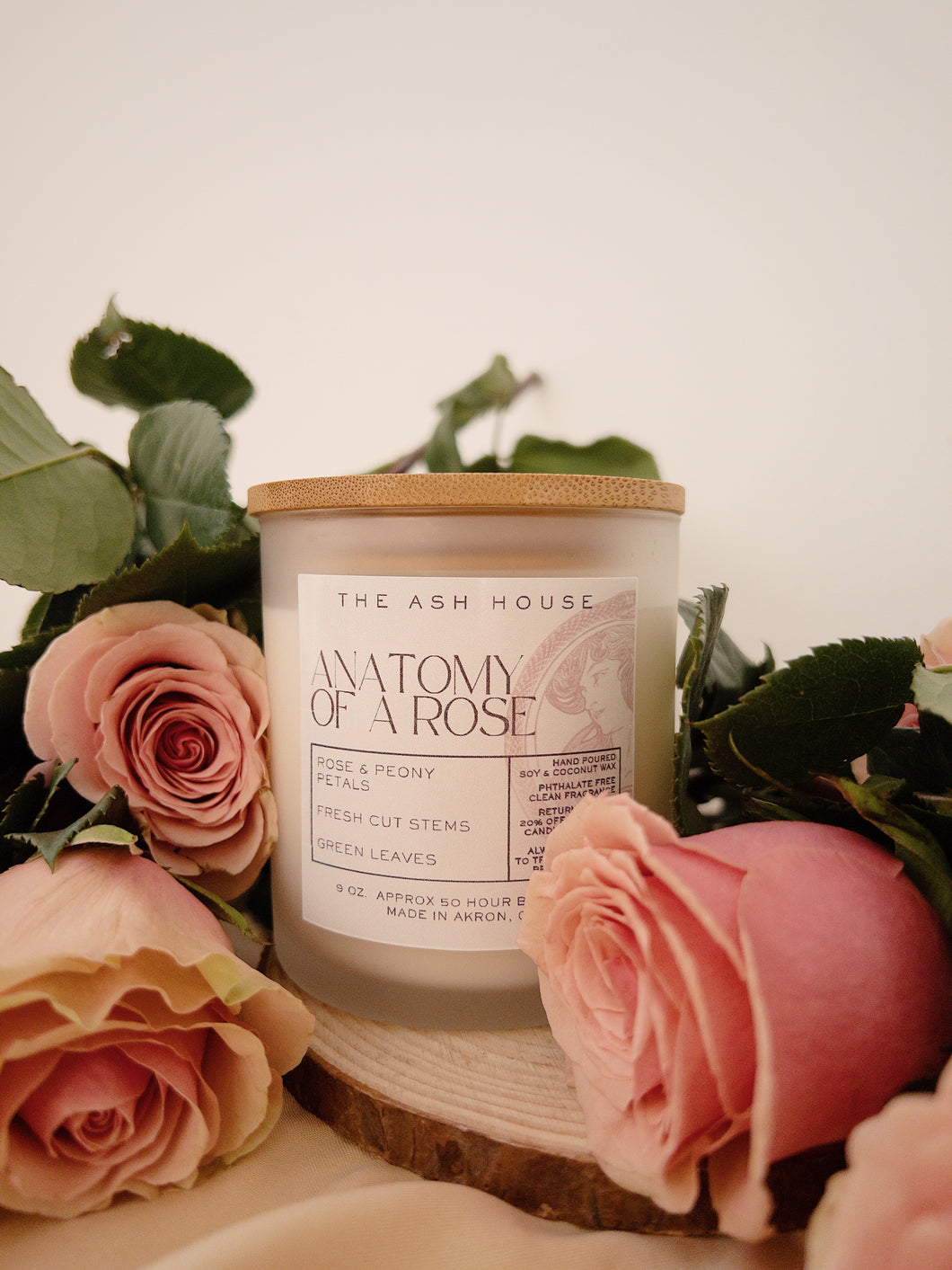 Anatomy of a Rose Coco-Soy 8 Ounce Double Wick Candle