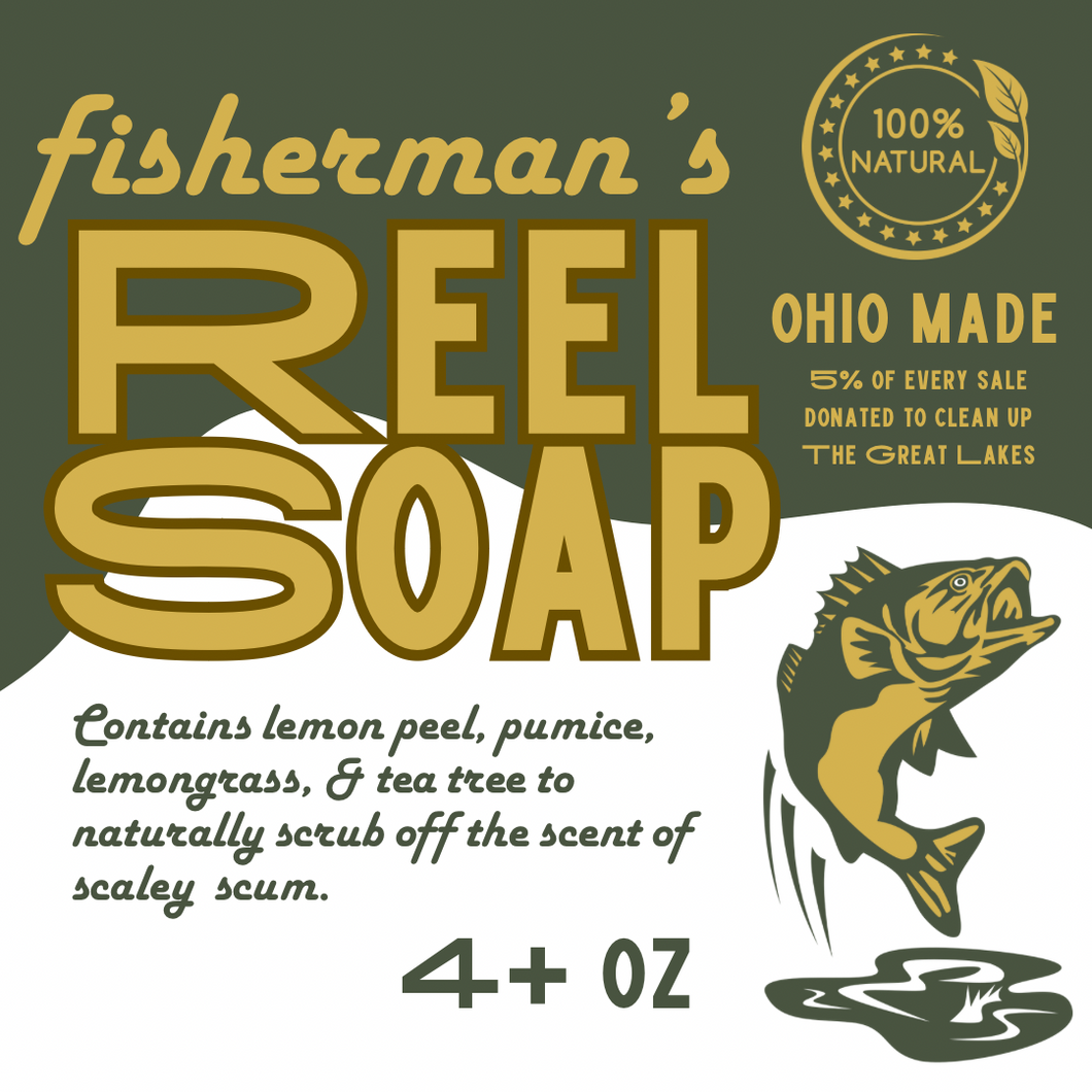 *Preorder!* Reel Soap Fisherman’s Scrub Bar