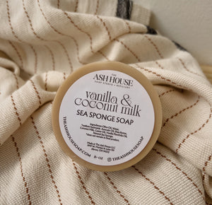 Vanilla & Coconut Milk Sea Sponge Soap