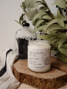 Ash House No. 02 Coco-Soy 8 oz Candle